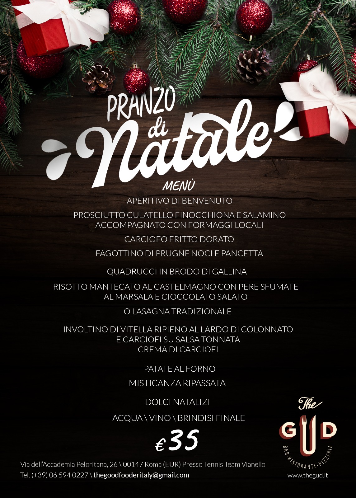 Festeggiare Natale.Vieni A Festeggiare Il Natale E Capodanno Da Noi Al The Gud